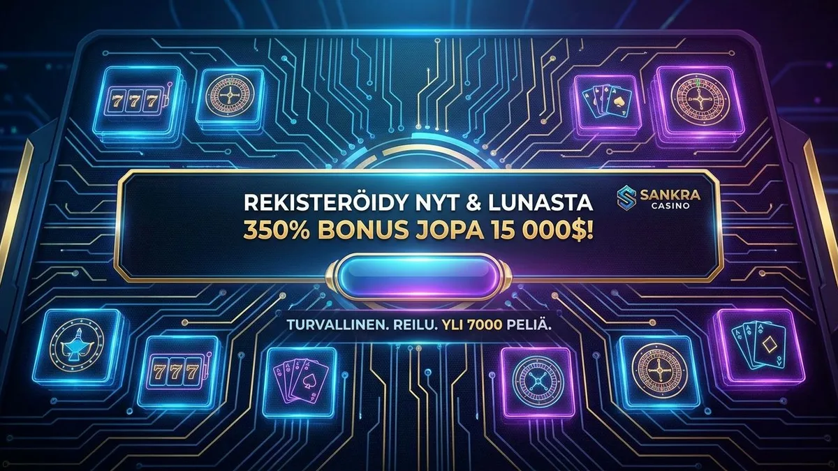 Rekisteröityminen bonuksella